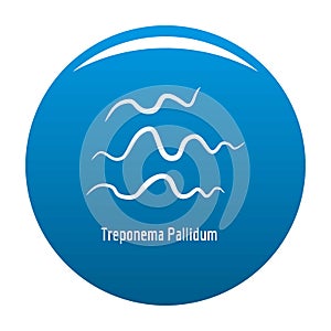 Treponema Pallidum icon blue