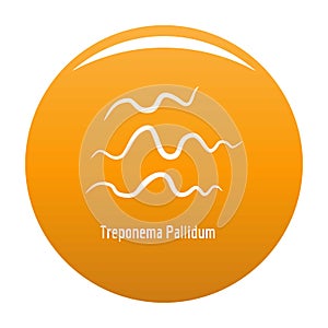 Treponema Pallidum icon orange