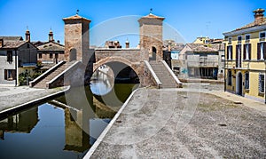 Trepponti in Comacchio, Emilia Romagna, Italy. photo