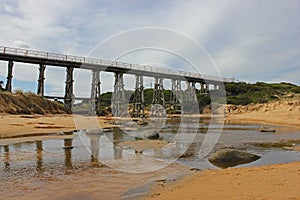Trestle Bridge at Kilcunda beach