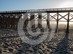 Trestle at Fort Bragg, California