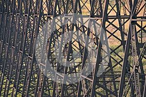 Trestles of High Level Bridge