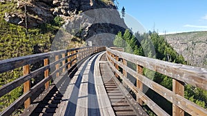 Trestles in the mountains of bc