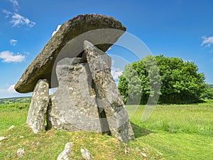 Trethevy Quoit Bodmin Moor Cornwall UK