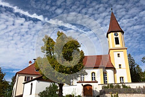 Treuchtlingen Bubenheim Heilig-Kreuz-Kirche in Bavaria, Germany