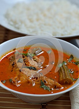 Trevally jest fish curry