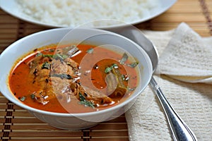 Trevally jest fish curry