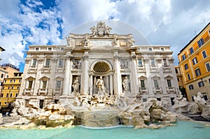 Trevi Fountain Fontana di Trevi in Rome. Italy