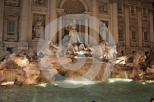 The Trevi Fountain (Italian: Fontana di Trevi)