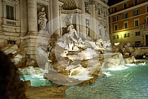 Trevi Fountain Italian: Fontana di Trevi is a fountain in the Trevi district in Rome, Italy photo