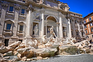Trevi Fountain Piazza di Trevi Rome Italy