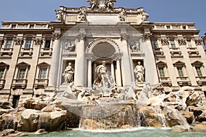 Trevi Fountain in Rome, Italy