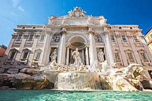 Trevi Fountain in Rome, Italy