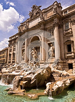 Trevi Fountain in Rome, Italy photo