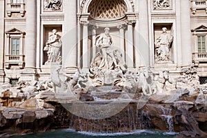 Trevi Fountain in Rome, Italy