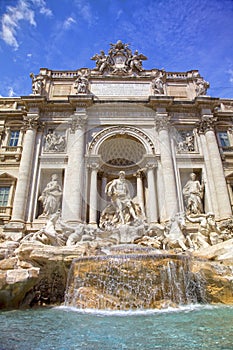 Trevi Fountain, Rome, Italy.