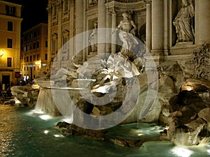 Trevi Fountain in Rome, Italy