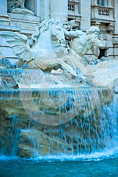 Trevi fountain, rome, italy