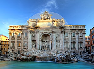 Trevi Fountain, rome, Italy.