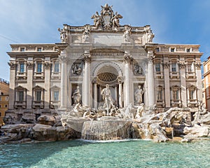 Trevi Fountain in Rome, Italy photo