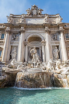 Trevi Fountain in Rome, Italy photo