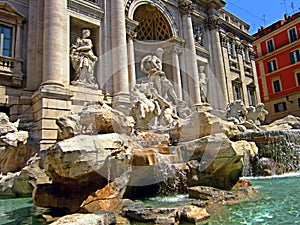 Trevi Fountain, Rome Italy photo