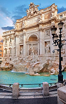 Trevi Fountain in Rome, Italy