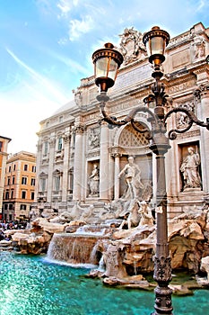 Trevi Fountain of Rome photo