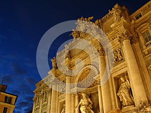 Trevi at night