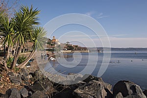 Trevignano Romano, lake of bracciano Lazio italy