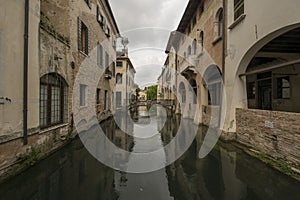 Treviso city, Italy, and its canals