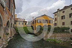 Treviso city, Italy, and its canals