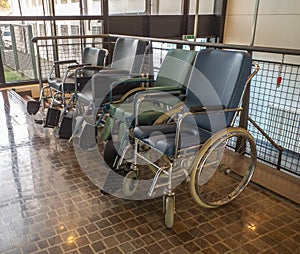 Treviso hospital, wheelchair entrance for ready-to-use inpatients photo