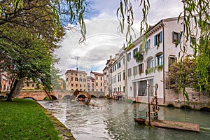 Treviso - sculptures in water