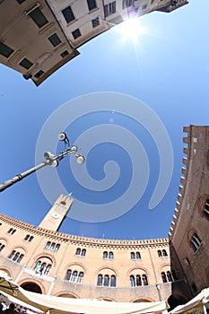 Treviso, Signori Square fisheye