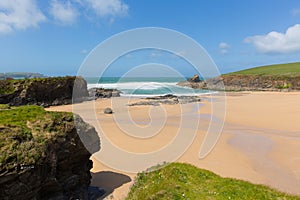 Trevone Bay North Cornwall England UK near Padstow and Newquay photo