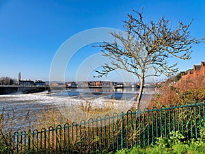 Trews Weir At The River Exe Exeter