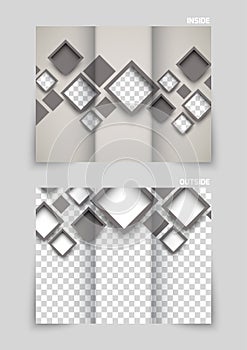 Tri-fold brochure template design