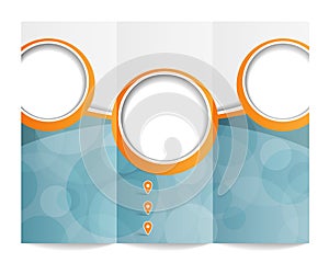 Tri-fold brochure template photo