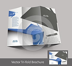 Tri-fold Fashion Brochure Design