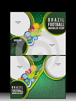 Tri Fold Football Cup Brochure Template