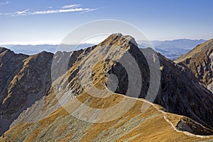 Tri Kopy Peak in Western Tatras