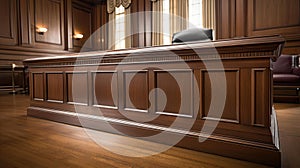 trial courtroom bench