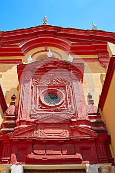 Triana barrio in Seville Santa Ana church spain