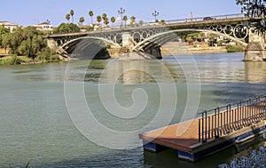 Triana Bridge over the Guadalquivir River