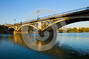 Triana Bridge, Seville, Spain