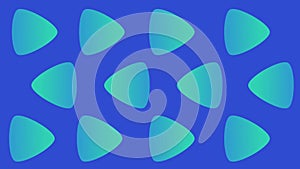 Triangle abstract background with analogous color combination