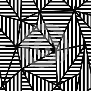TRIANGLE ABSTRACT SEAMLESS VECTOR PATTERN. GEOMETRIC STRIPED TEXTURE. GRUNGE DESIGN BACKGROUND