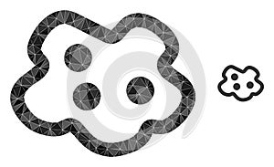 Amoeba Polygonal Lowpoly Flat Icon