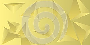 Triangle background. Abstract composition of triangular crystals.